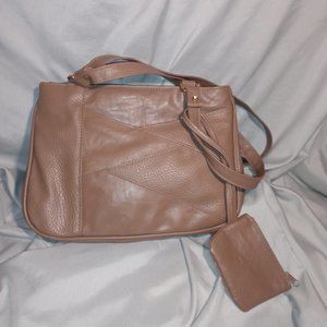 Tan shoulder bag